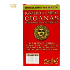 Baralho Cigano 36 Cartas Ed. Artha Original Cartas Coloridas E Plastificadas - Autoconhecimento - Conselhos - Espiritualidade
