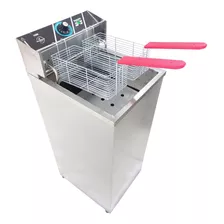 Fritadeira Água E Óleo Profissional Gabinete 5000w Em Inox