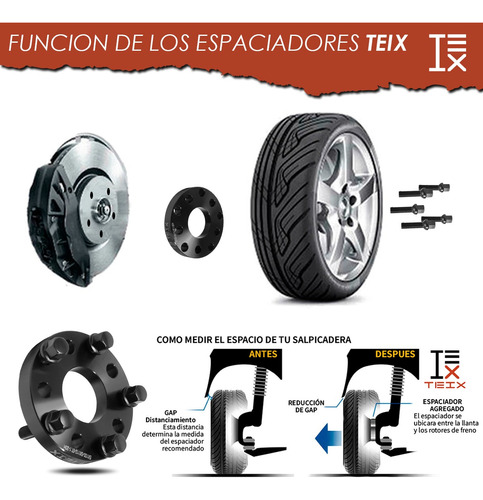 Kit Espaciadores 5/100 5/112 Cb57.1 20mm Vw Audi Seat Llanta Foto 8