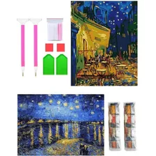 Kit De 2 Piezas Dotz Pintura De Diamantes Bricolaje Van Gogh