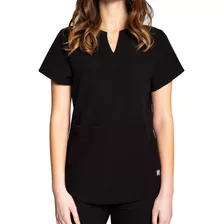 Polera Mujer Scorpi Comfort -negro- Uniformes Clínicos