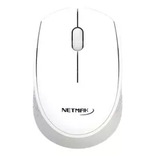 Mouse Inalámbrico Usb Netmak M680 1200dpi Pc Notebook Blanco