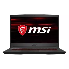 Notebookgamer Msi Thin Gf65 Aluminium Black 15.6 , Intel Core I7 10750h 8gb De Ram 512gb Ssd, Nvidia Geforce Gtx 1660 Ti 120 Hz 1920x1080px Windows 10 Home