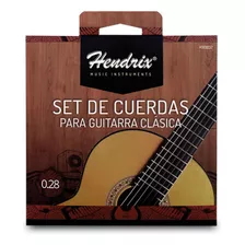 Cuerda De Guitarra Clasica Hendrix Nylon Cristal 0.28 Hx0037