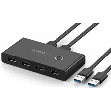 Conmutador Usb 3.0 Conmutador Kvm Usb 3.0 De 2 Piezas Con 4