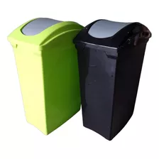 Cesto De Basura Tapa Vaivén 40 Lt Colores 