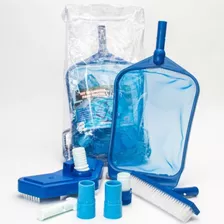 Kit Limpeza E Manutenção Piscinas 5 Itens Pequenas Piscinas