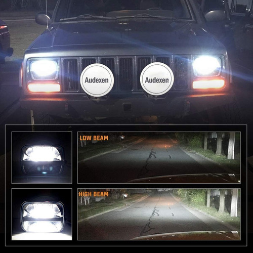 Faros Jeep Nissan D21 Focos Luces Kodiak Chevy Gmc Tacoma Foto 4