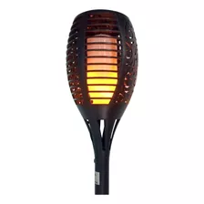 Antorcha Solar Led Efecto Fuego Exterior Jardin Fotocelula 