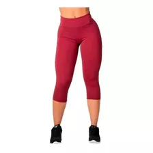 Calça Legging Corsário/ Cintura Alta + 1 Bermuda Básica 