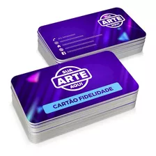 500 Cartões Fidelidade Convênio Pvc 8,5x5,4cm + Arte Grátis