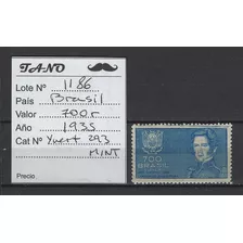 Lote1186 Brasil 700 Reis Año 1935 Yvert# 293 Mint