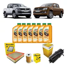 Kit Troca De Óleo + Filtro Vw Amarok 2.0 2010 A 2014 Lubrax