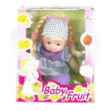 Boneca Baby Fruit De Uva Fenix - Bm-002