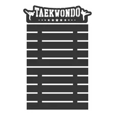 Porta Faixas Taekwondo 10 Linhas Personalizado