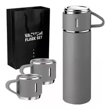 Set Termos Para Agua Caliente Termo Cafe + 2 Tazas 500 Ml