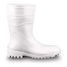 Bota Galocha Pvc Limpeza Faxina Branca Antiderrapante Bracol