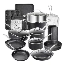 Juego De Utensilios De Cocina Antiadherentes Granito 20 Pzas