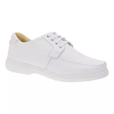 Sapato Masculino Em Couro Floater Branco 414 Doctor Shoes D