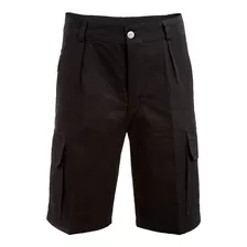 Bermuda Trabajo Modelo Cargo Pantalon Corto Bolsillos Hombre