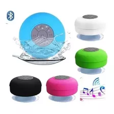 Parlante Portatil Bluetooth Resiste Agua Ducha Baño Cocina Color Amarillo