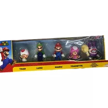 Super Mario Bros Pack X 5 Figs Nintendo Llega Hoy X Flex