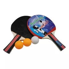 Raqueta Pin Pong Sport Estuche Pelotas 25cm