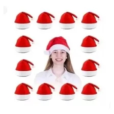 Pack 12 Gorros De Navidad Viejo Pascuero Adorno De Navidad 