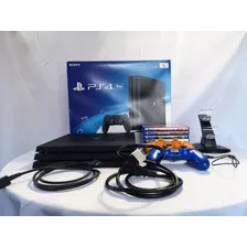 Playstation 4 Pro 1tb + 2 Dualshock + Juegos Y Más