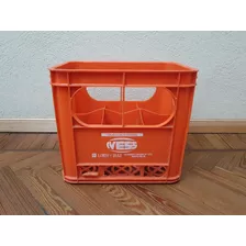Cajón Plástico Naranja Para Sodas