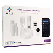 Kit Alarme Residencial Smart Segurança Wifi Alexa E Google