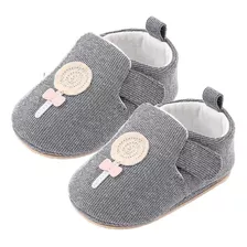 Zapatitos Para Bebe/niños Con Ajuste De Velcro 