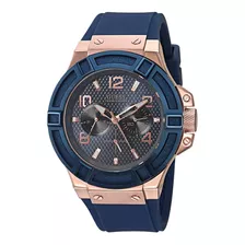 Reloj Hombre Guess U0247g3 Color De La Correa Plateado