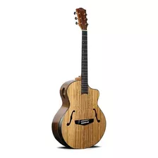 Guitarra Acústica Deviser Ls-580 Para Diestros Natural Richlite Mate