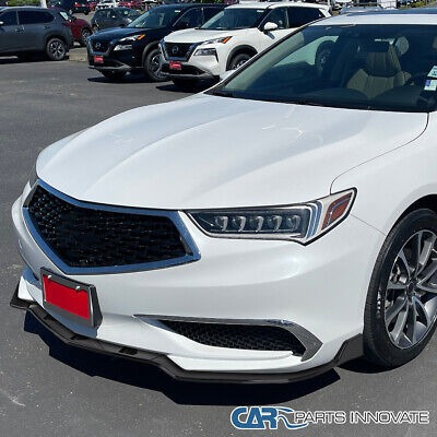 Fit 18-21 Acura Tlx Glossy Black Front Bumper Lip Spoile Ttx Foto 8