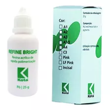 Resina Acrílica Refine Bright Pó 25g Kota - Escolha A Cor