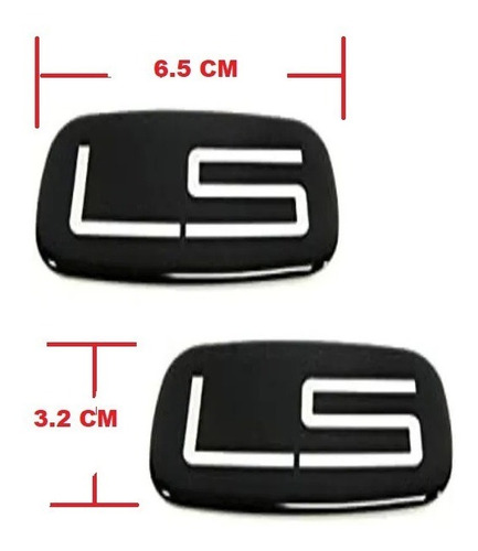 Par Emblemas Original Ls Chevrolet Tahoe Blazer Escalade Foto 2