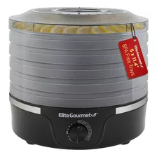 Elite Gourmet Efd319dkg - Deshidratador De Alimentos, 5 Band