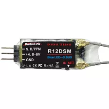 Radiolink R12dsm 2.4ghz 12 Canales Receptor Micro Rc Sbus/pp