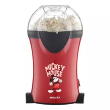 Pipoqueira Elétrica Mallory Mickey Mouse Vermelho 1200w 127v