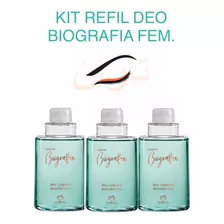 Kit C 3: Refil Deo Spray Corpo Natura Biografia Fem. 100ml