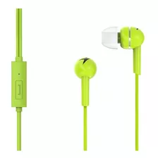 Auricular Genius Hs M300 In Ear Manos Libres Mic Celular Color Verde