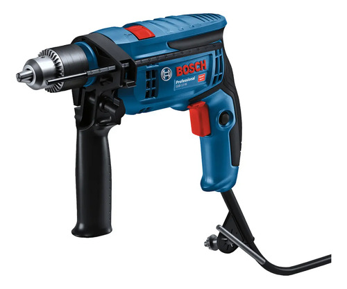 Taladro Percutor Bosch Gsb 13 Re 750w 13mm Maletin Dgm Azul