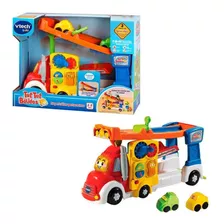 Camión Porta Coches Vtech Con 2 Mini Tut Tut Bólidos