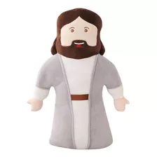 Pelúcia Religiosa Fofa, Boneco Macio Jesus, Enfeites 70cm