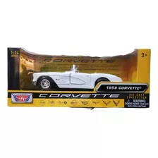 Chevrolet Corvette 1959 Escala 1:24 De Metal 