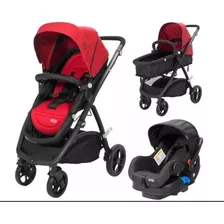 Coche Bebe Convertible 4 En 1 Con Huevito + Base + Moises 