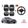 Tapetes 3d Logo Honda + Cubre Volante Fit 2015 A 2020 2021