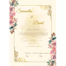 Invitación De Boda Digital