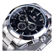 Reloj Mecánico Automático Forsining 6917 De Acero Inoxidable